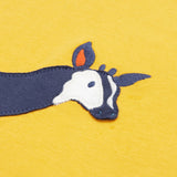 Children's Yellow Okapi Applique T-Shirt