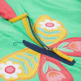 Children's Green Butterfly Hoodie