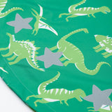 Children's Green Dinosaur Print Rain Jacket