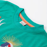 Children's Green Animals Applique T-Shirt