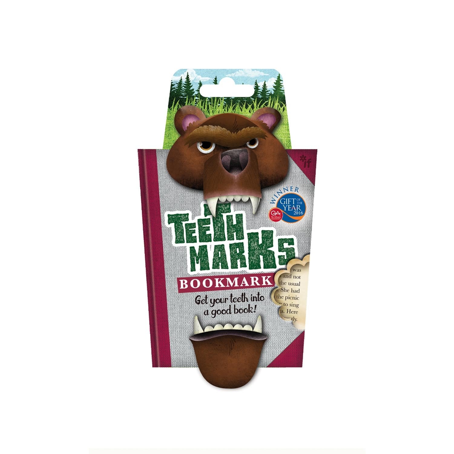 Bear Teethmarks Bookmarks