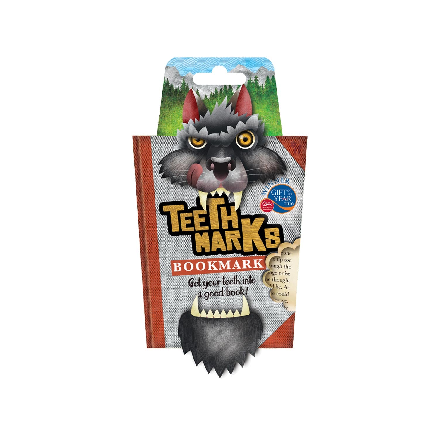 Wolf Teethmarks Bookmarks