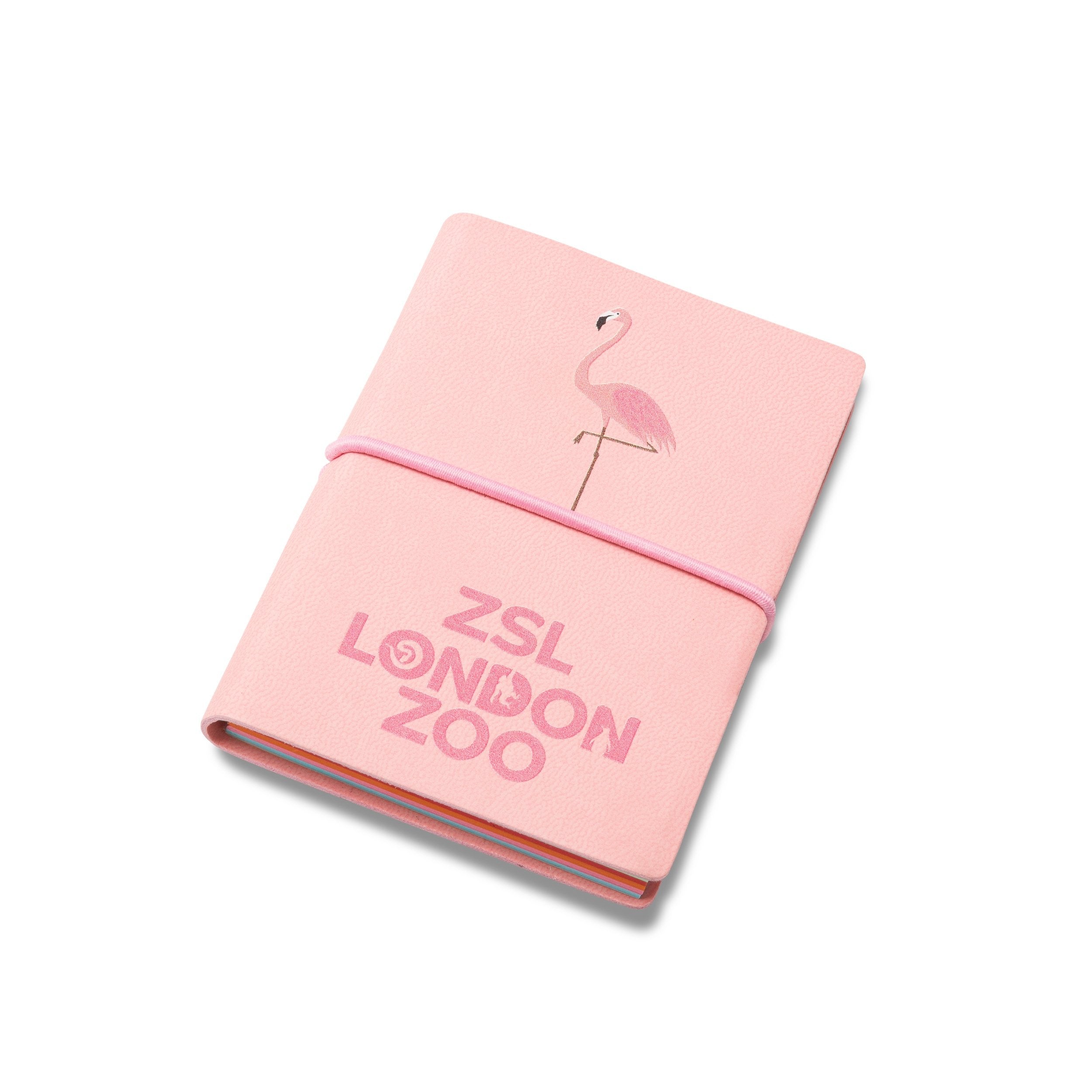 Zoo Flamingo Pocket Notebook, A7