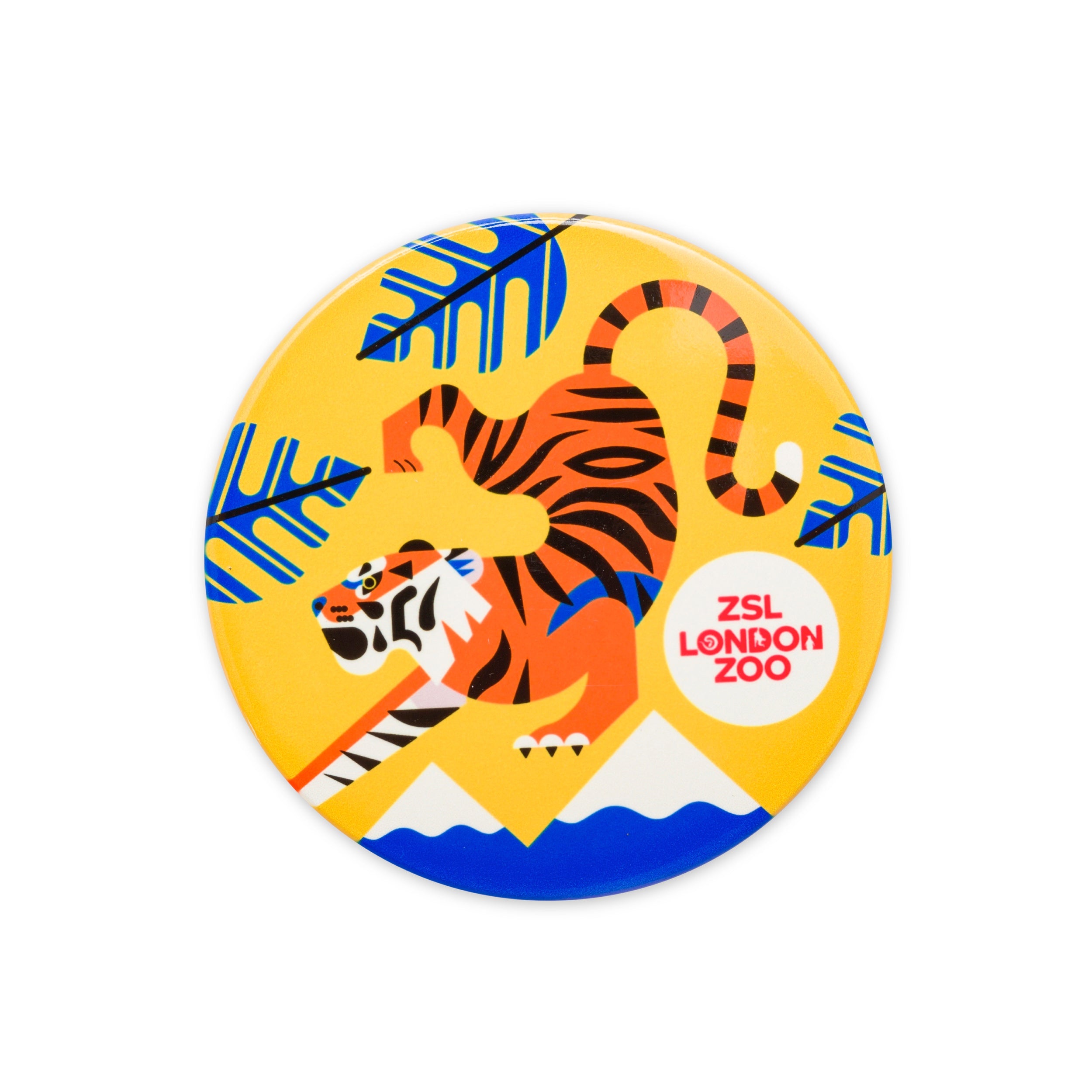 London Souvenir Tiger Coaster, Ceramic