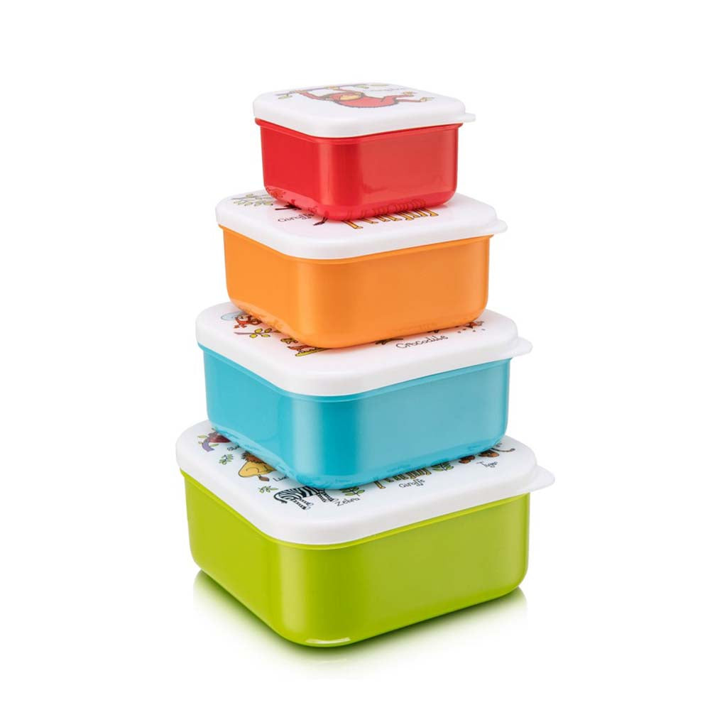 Jungle Snack Boxes, Set Of 4