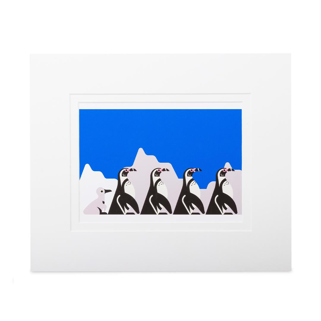 ZSL Souvenir Penguin Art Print