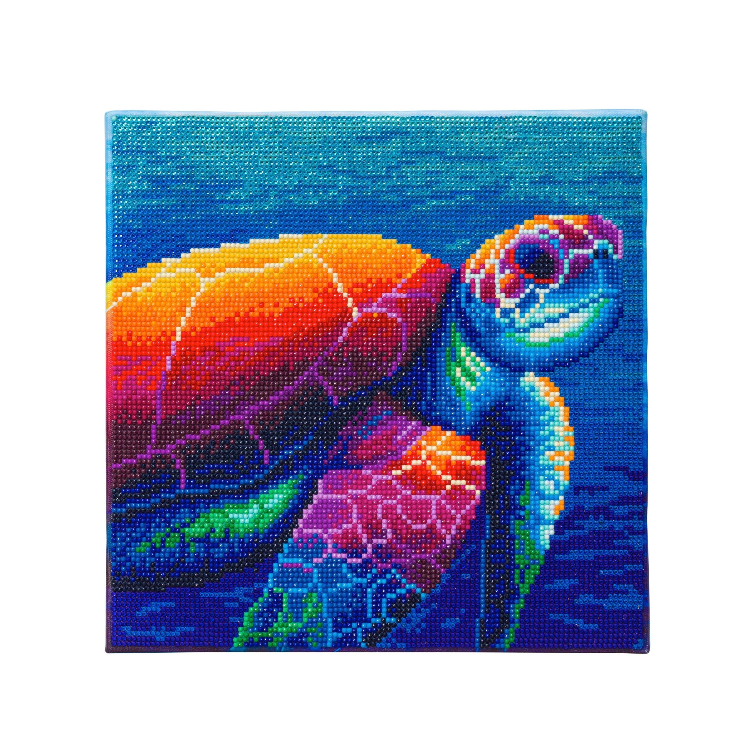 Turtle Crystal Art Canvas, 30cm X 30cm