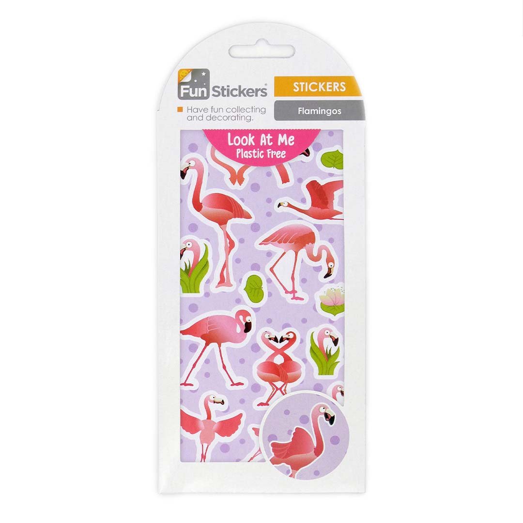 Eco Flamingos Stickers
