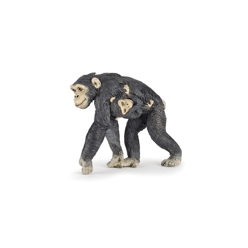 Papo Chimpanzee And Baby Figure