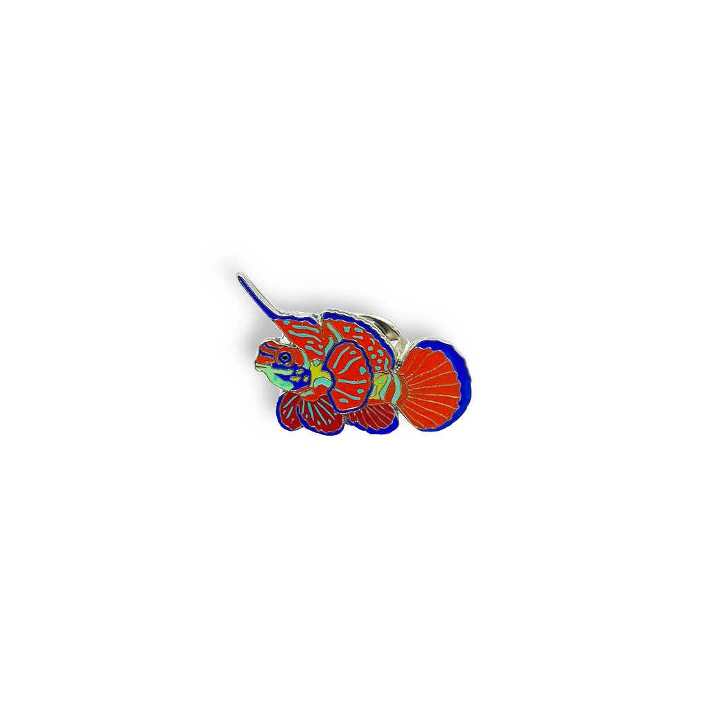 Mandarinfish Pin Badge