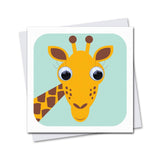 Googly Eyes Giraffe Greetings Card