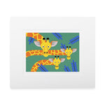 ZSL Souvenir Giraffe Art Print