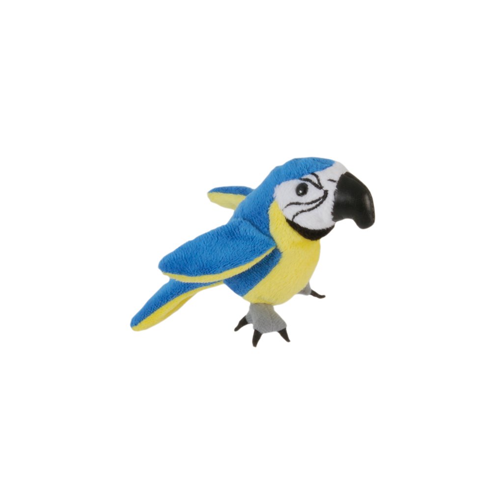 Blue Macaw Finger Puppet