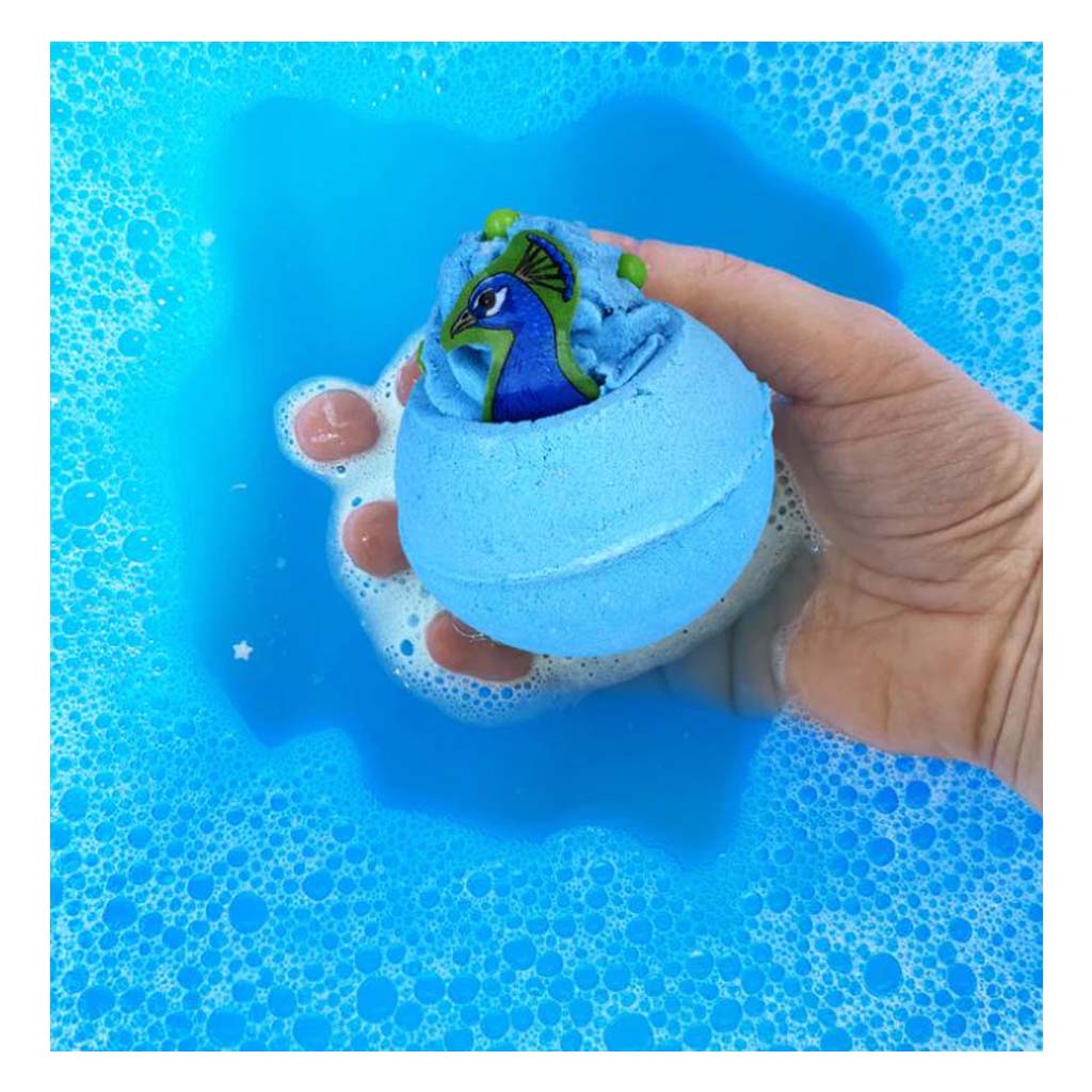 Blue Peacock Bath Blaster