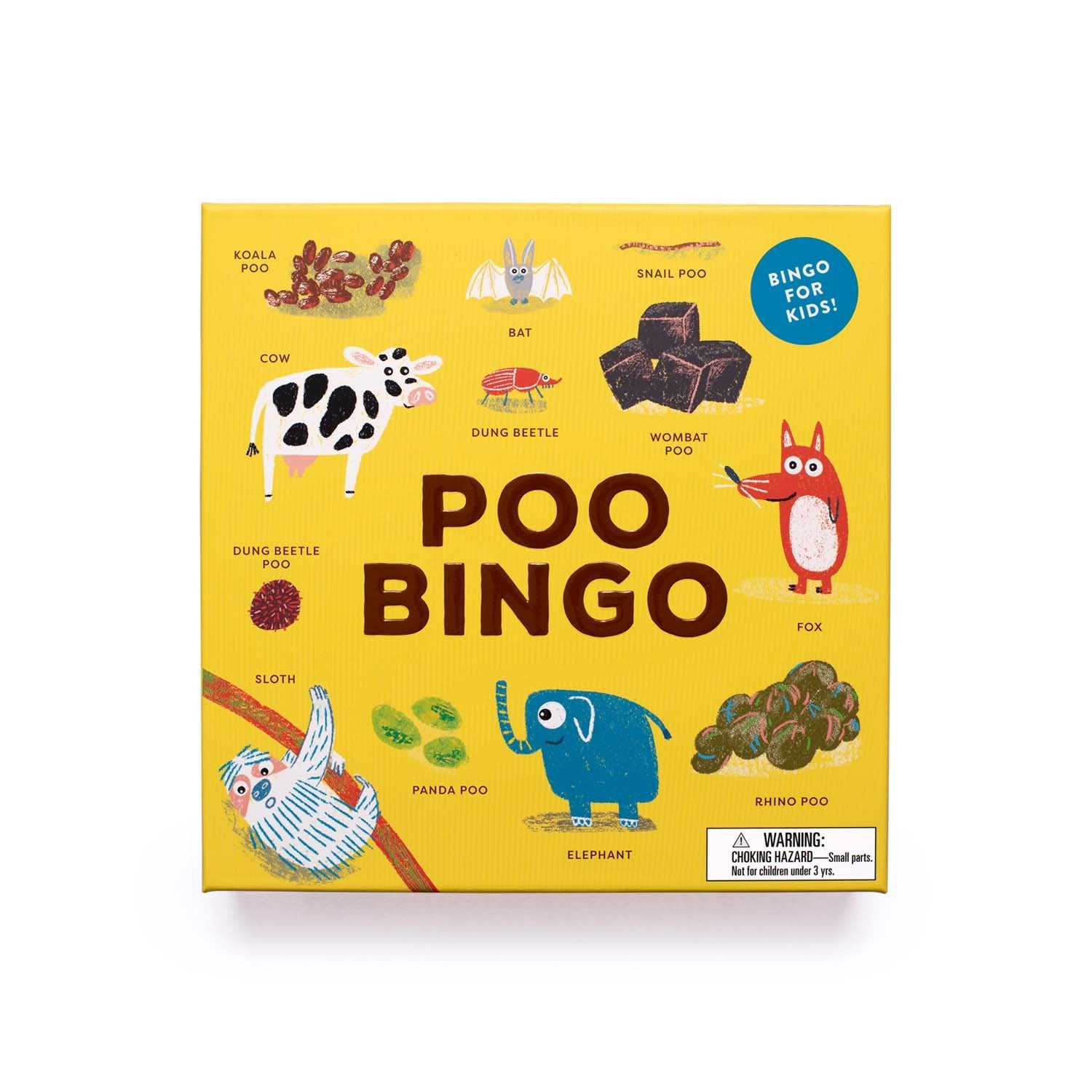 Poo Bingo Board Game