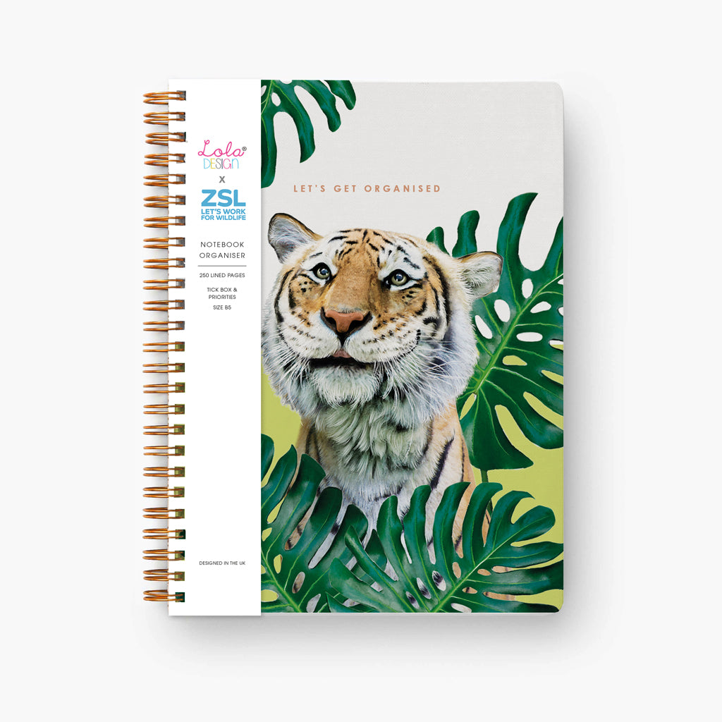 Lola Tiger Organiser Notebook