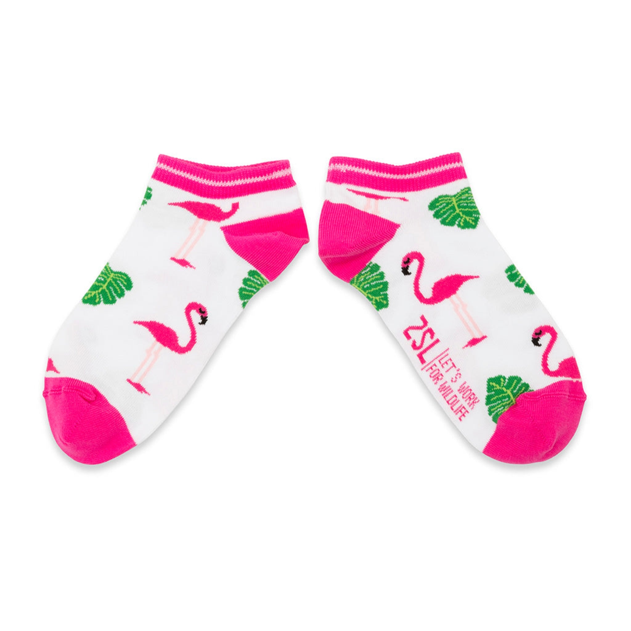 Ladies flamingo ankle socks