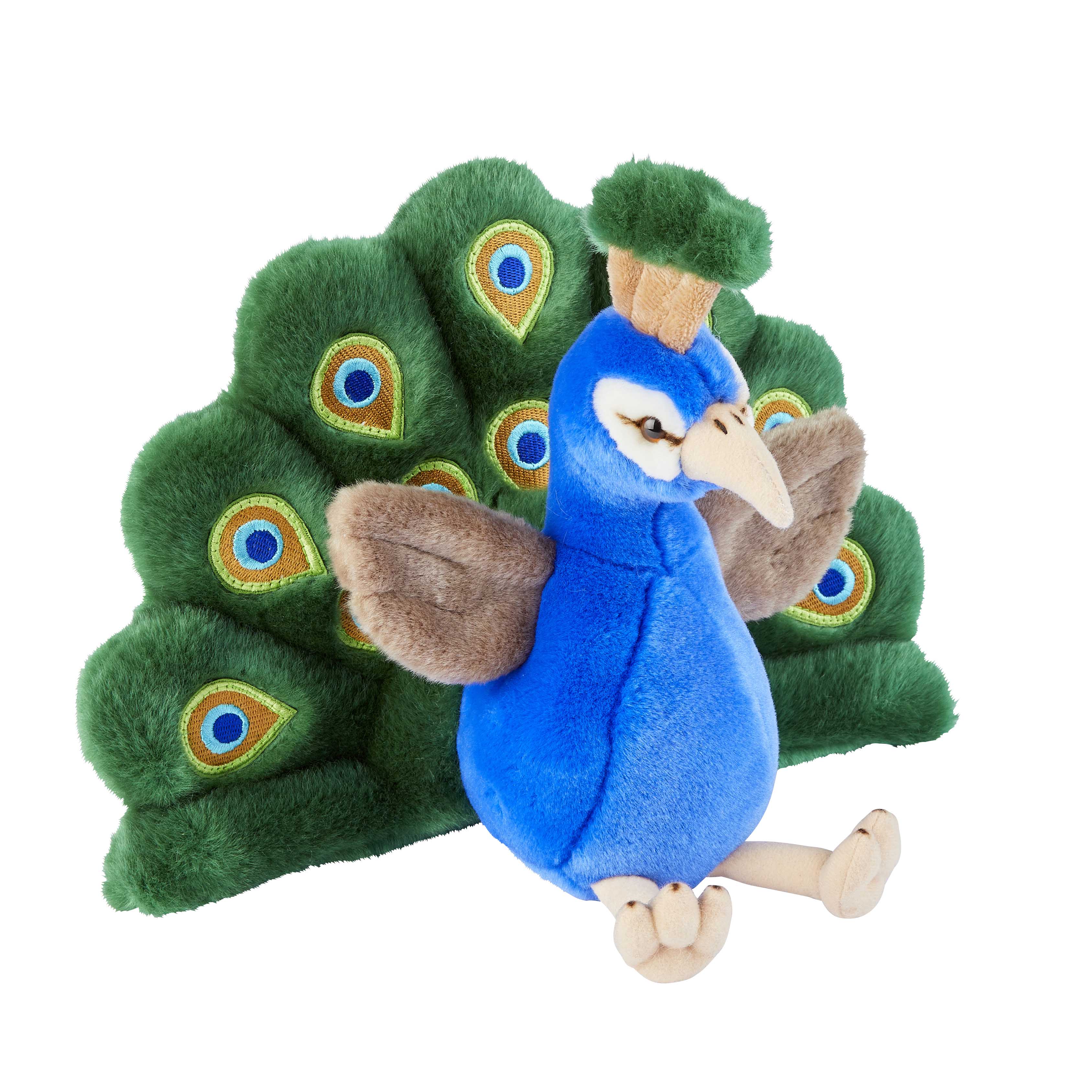 peacock stuffed toy