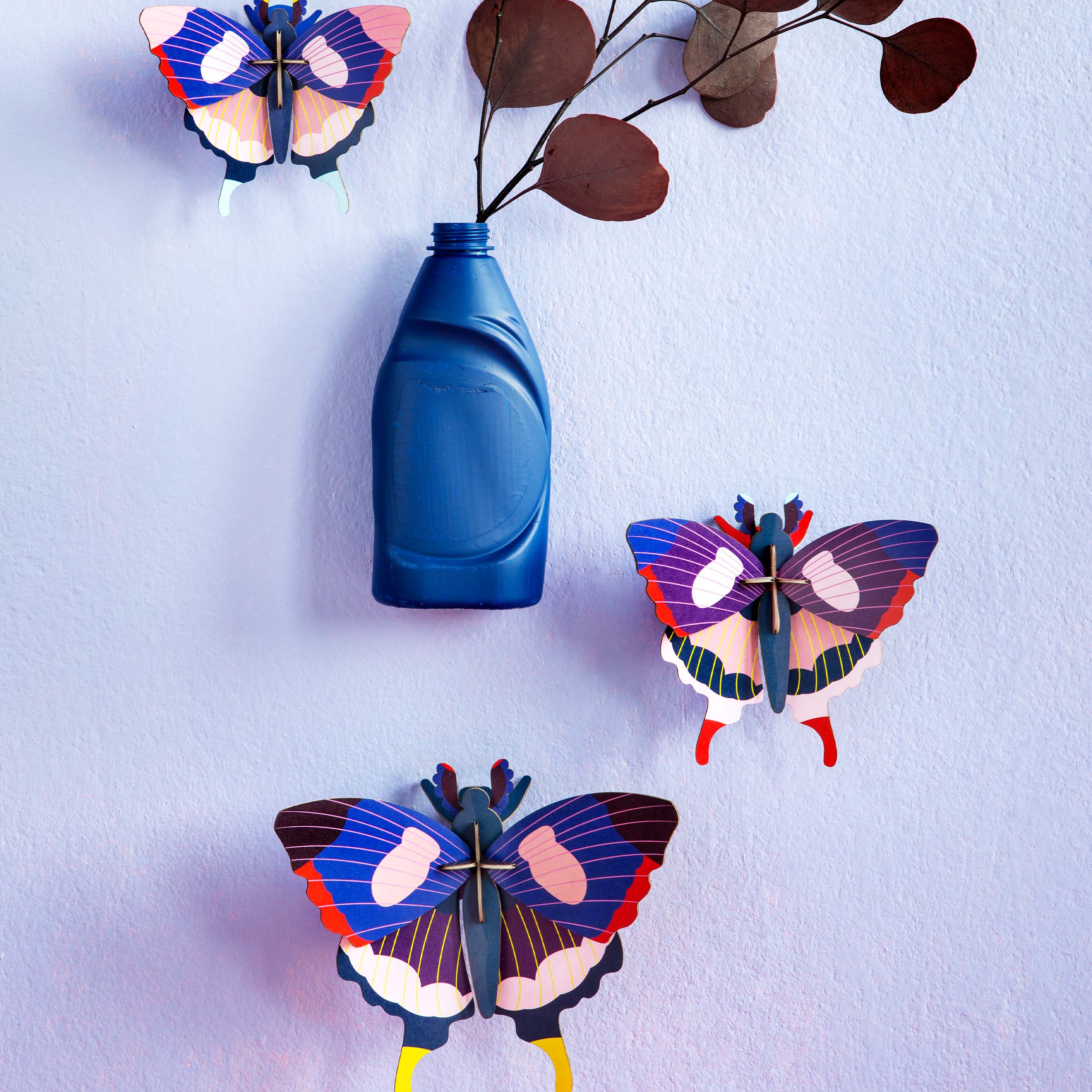 Swallowtail Butterfly Wall Art, Set of 3 lifestyle