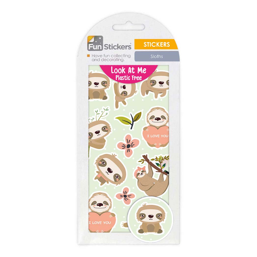 Eco Sloths Stickers