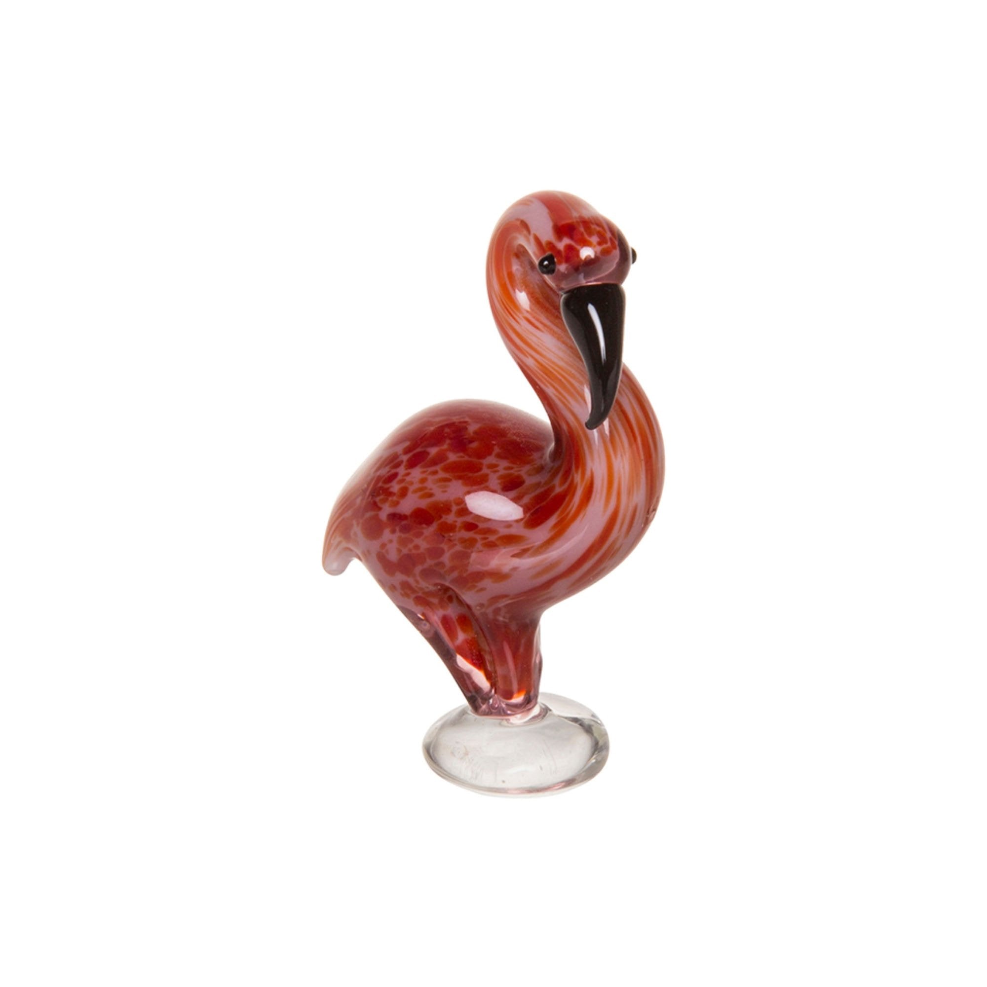 Flamingo Glass Ornament 