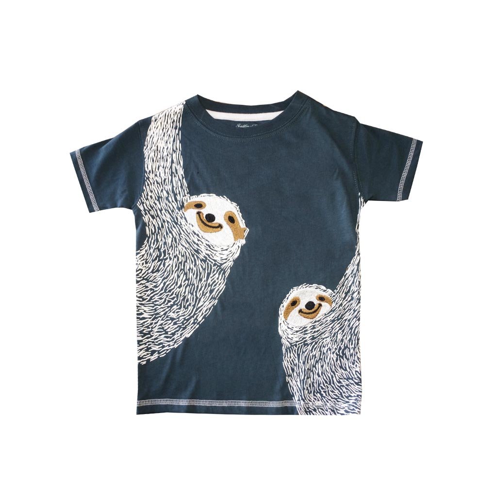 Children's Sloths T-shirt, 3-4 yrs