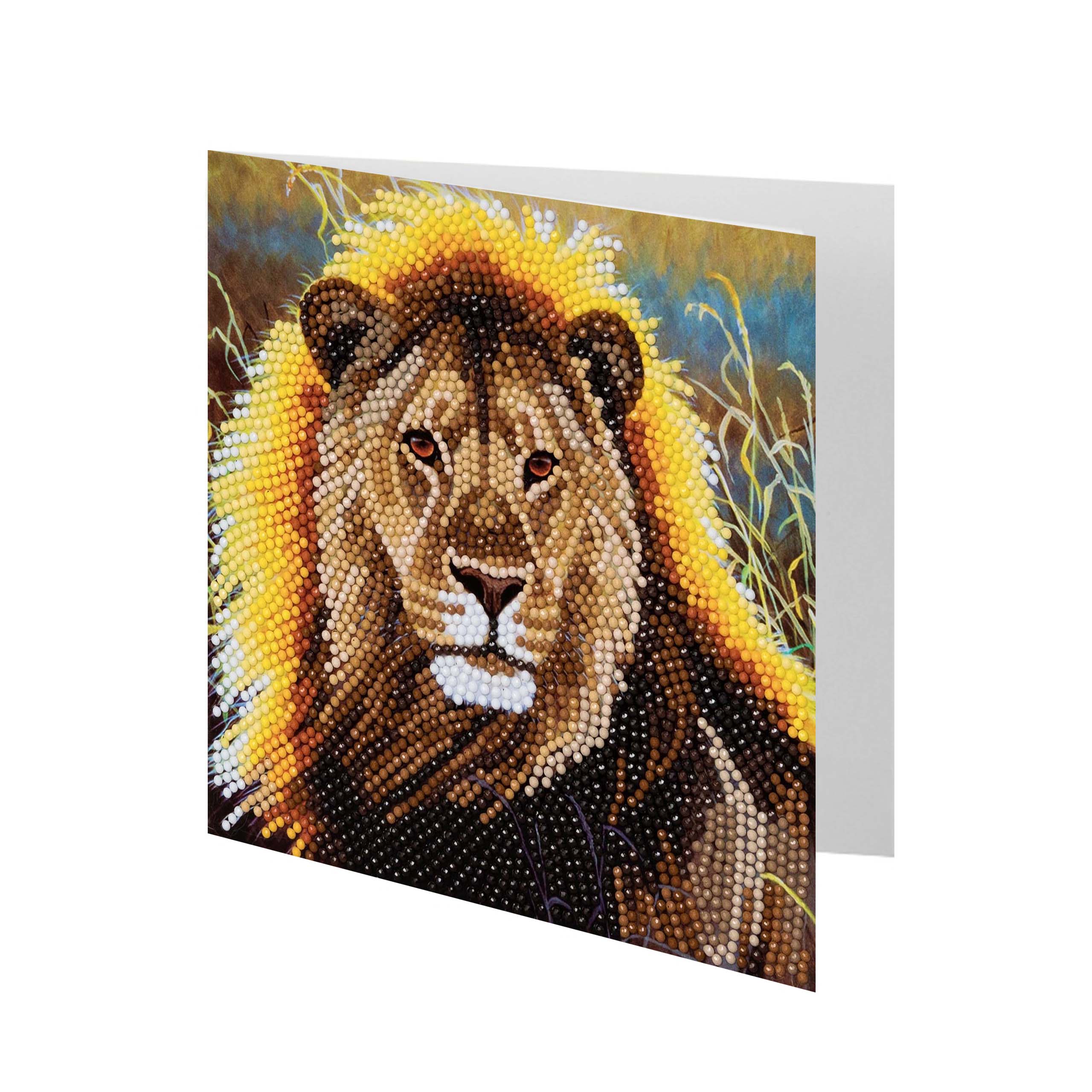 Lion crystal card kit