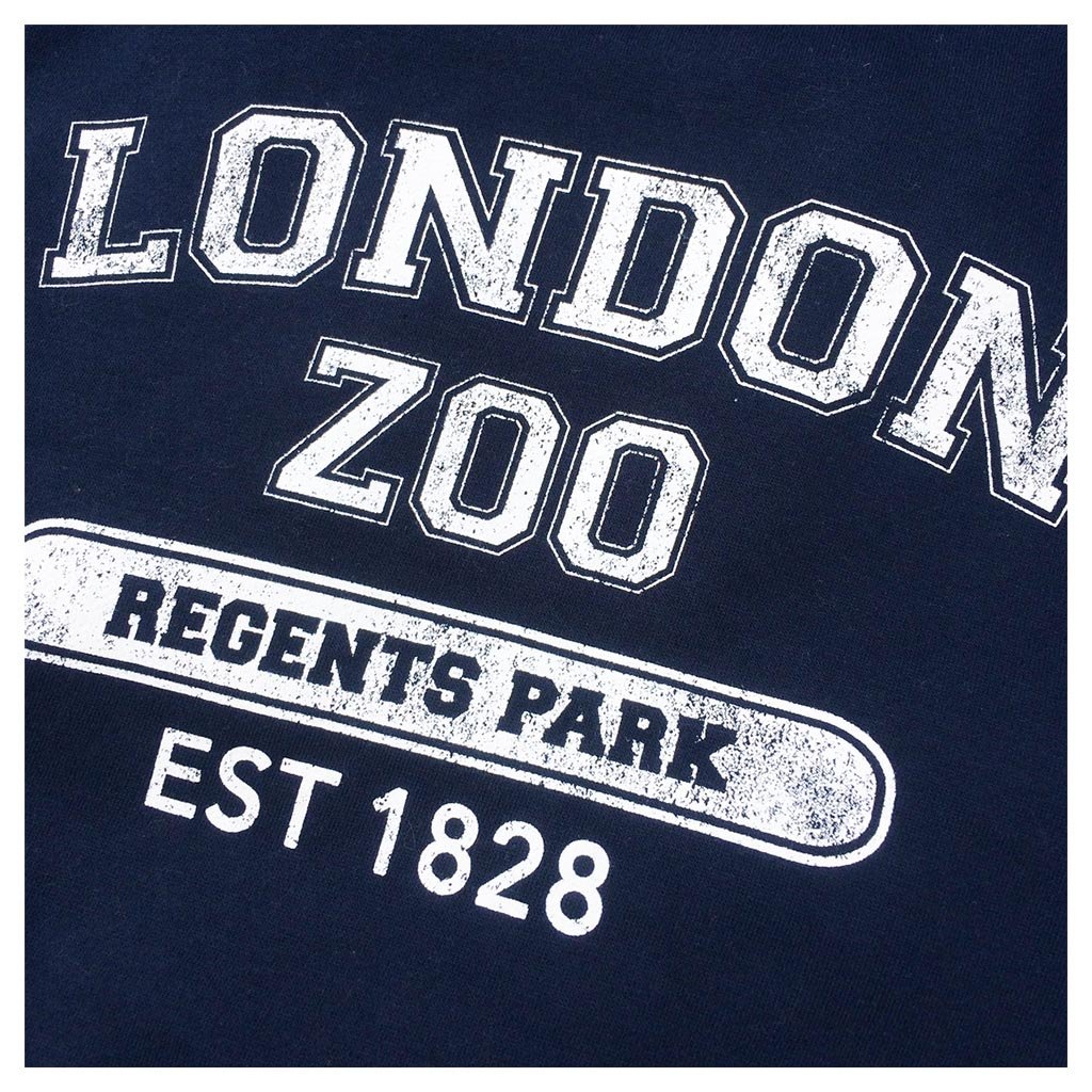 Adult's London Zoo Sweatshirt, XS print