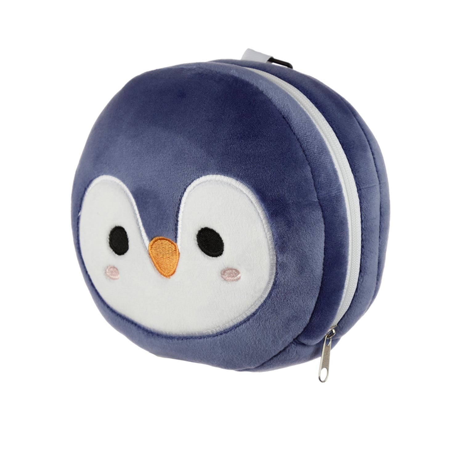 Penguin Travel Pillow & Eye Mask side