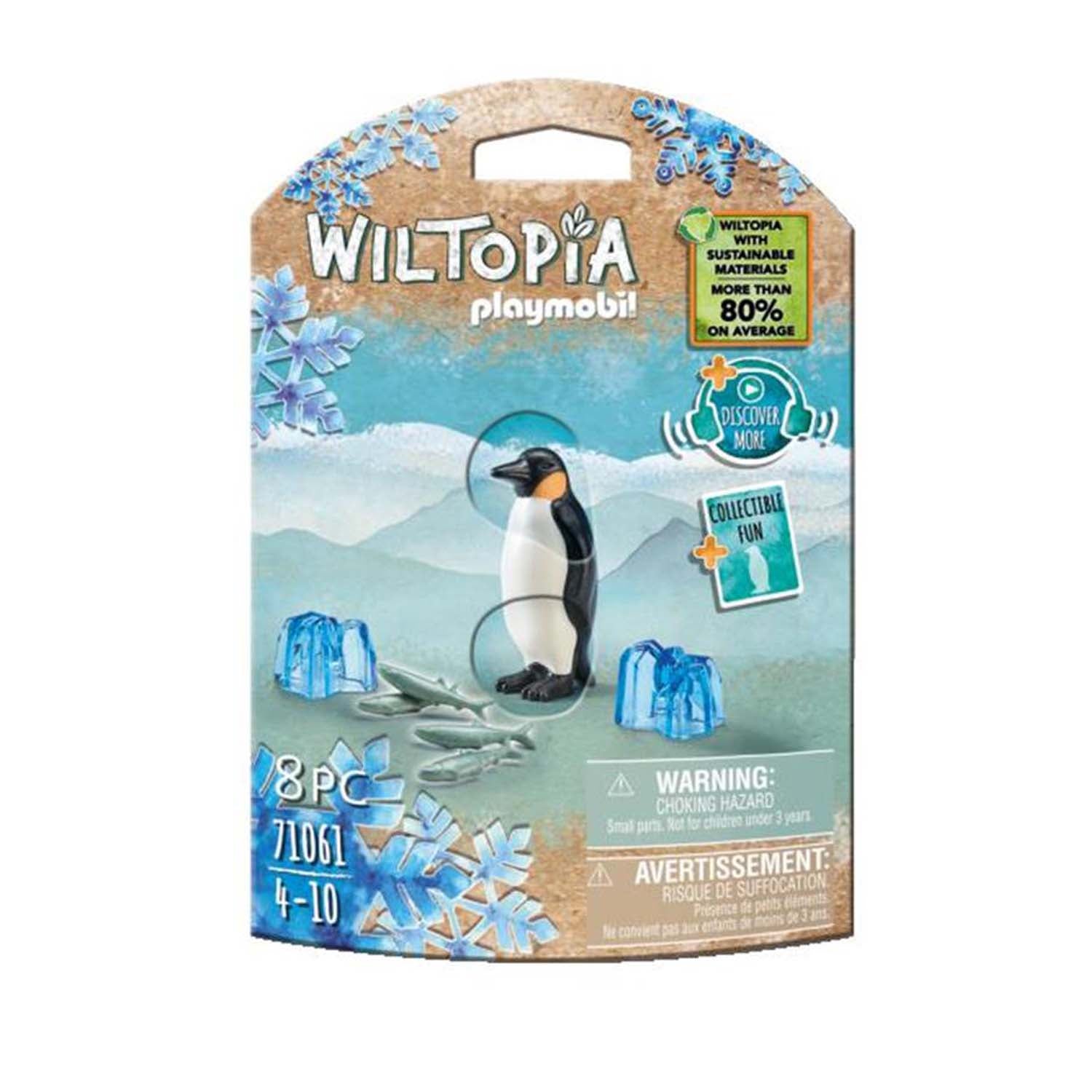 Playmobil Wiltopia Emperor Penguin Figure - Eco Friendly Toy