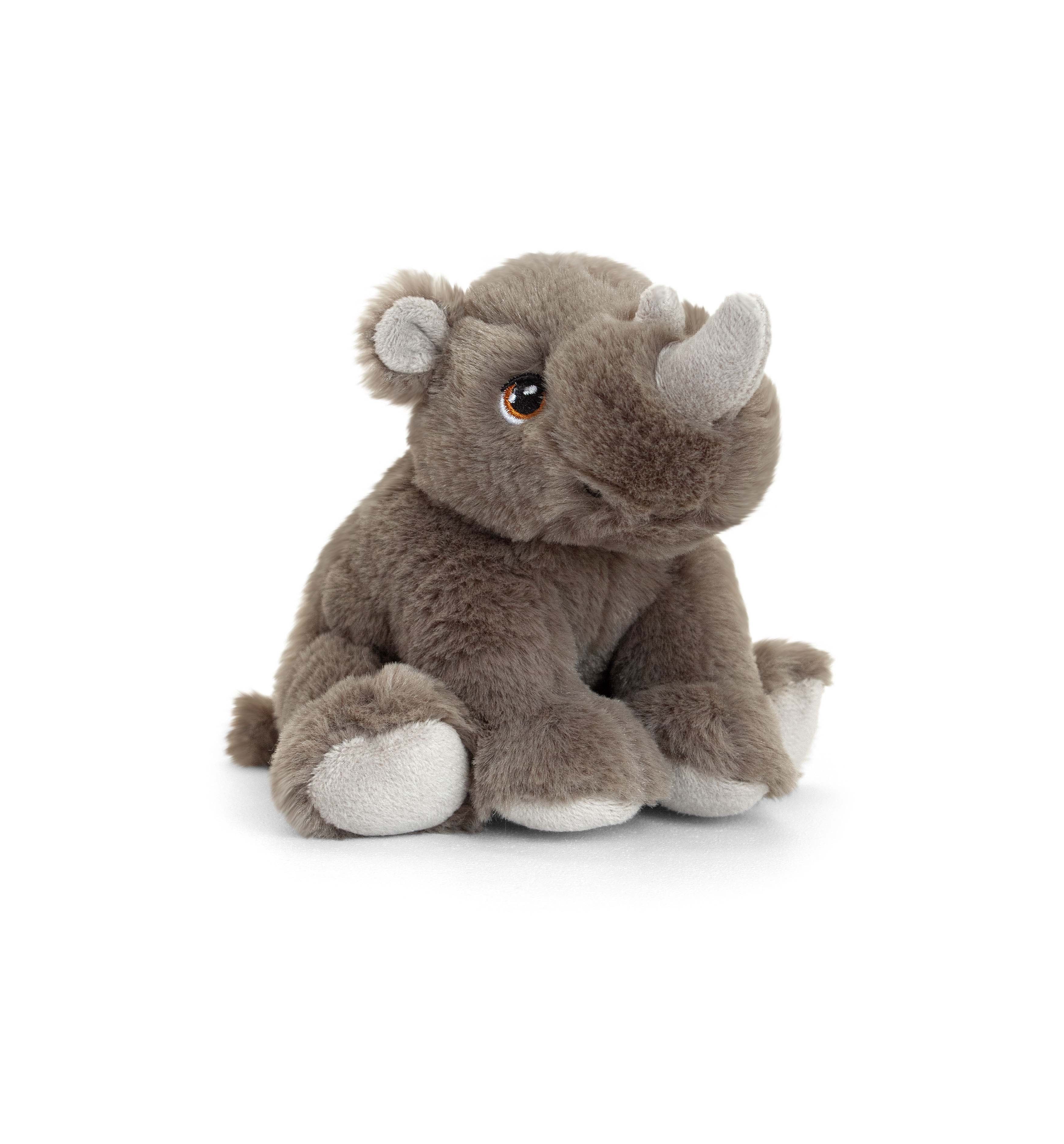 Rhino Recycled Plastic Soft Toy, 18cm - eco friendly toys