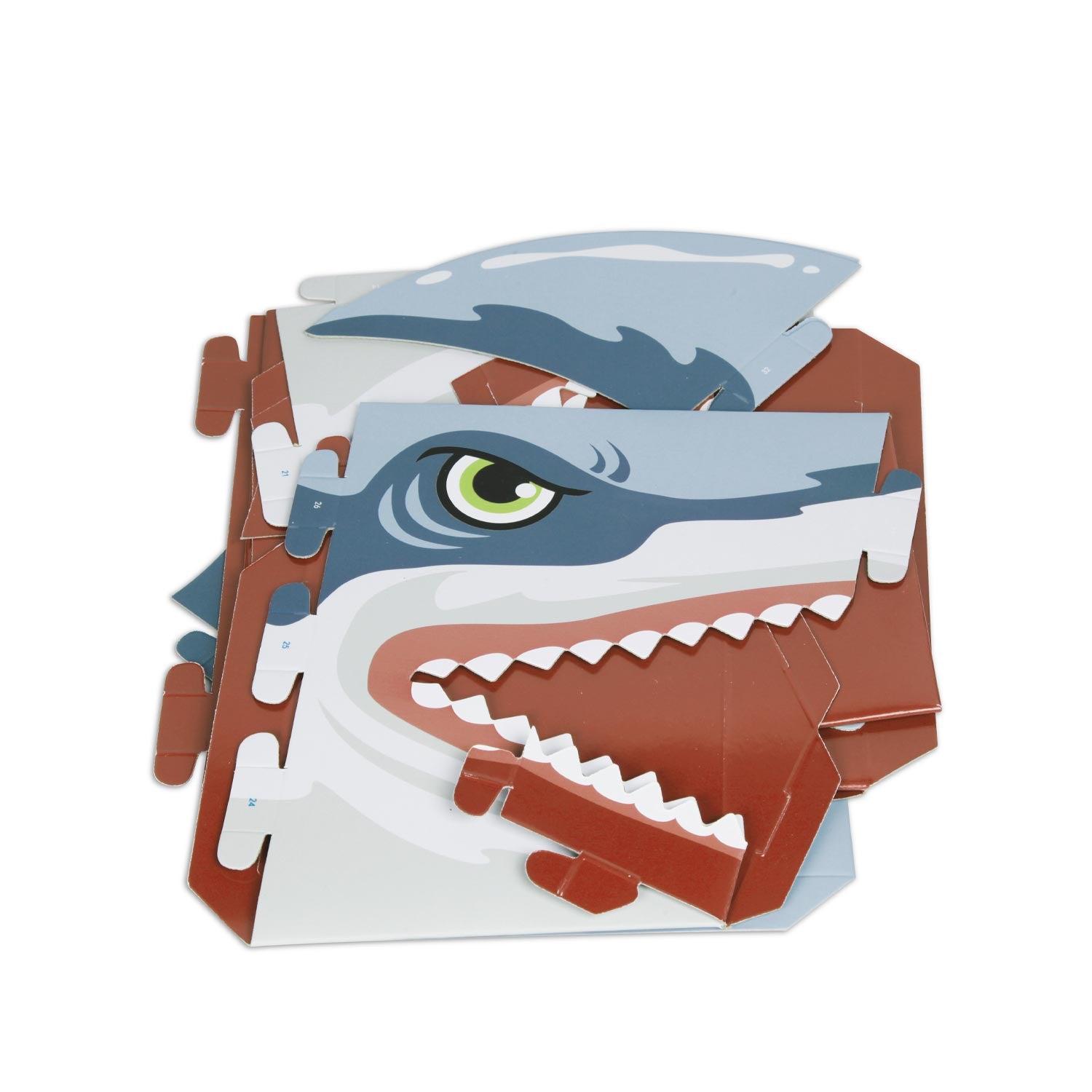 Shark 3D Mask Craft Set unbuilt