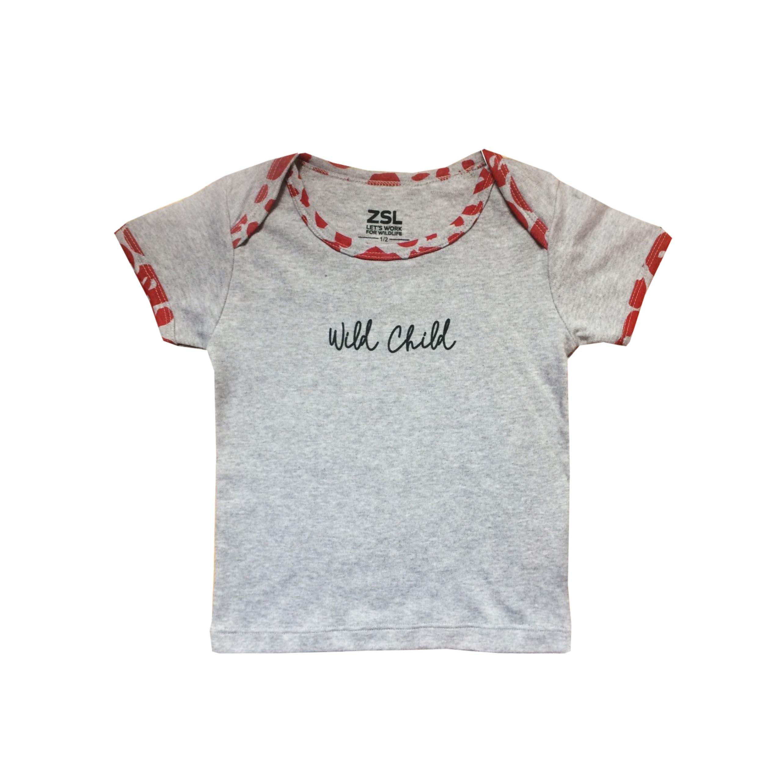 Wild Child Baby T-shirt, 3-6 Months