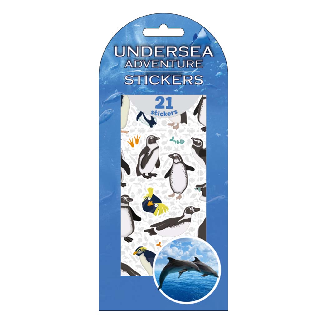 Eco Penguins Stickers, Animated