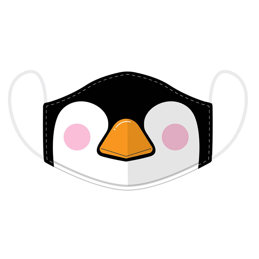 Reusable Penguin Face Mask, Adult