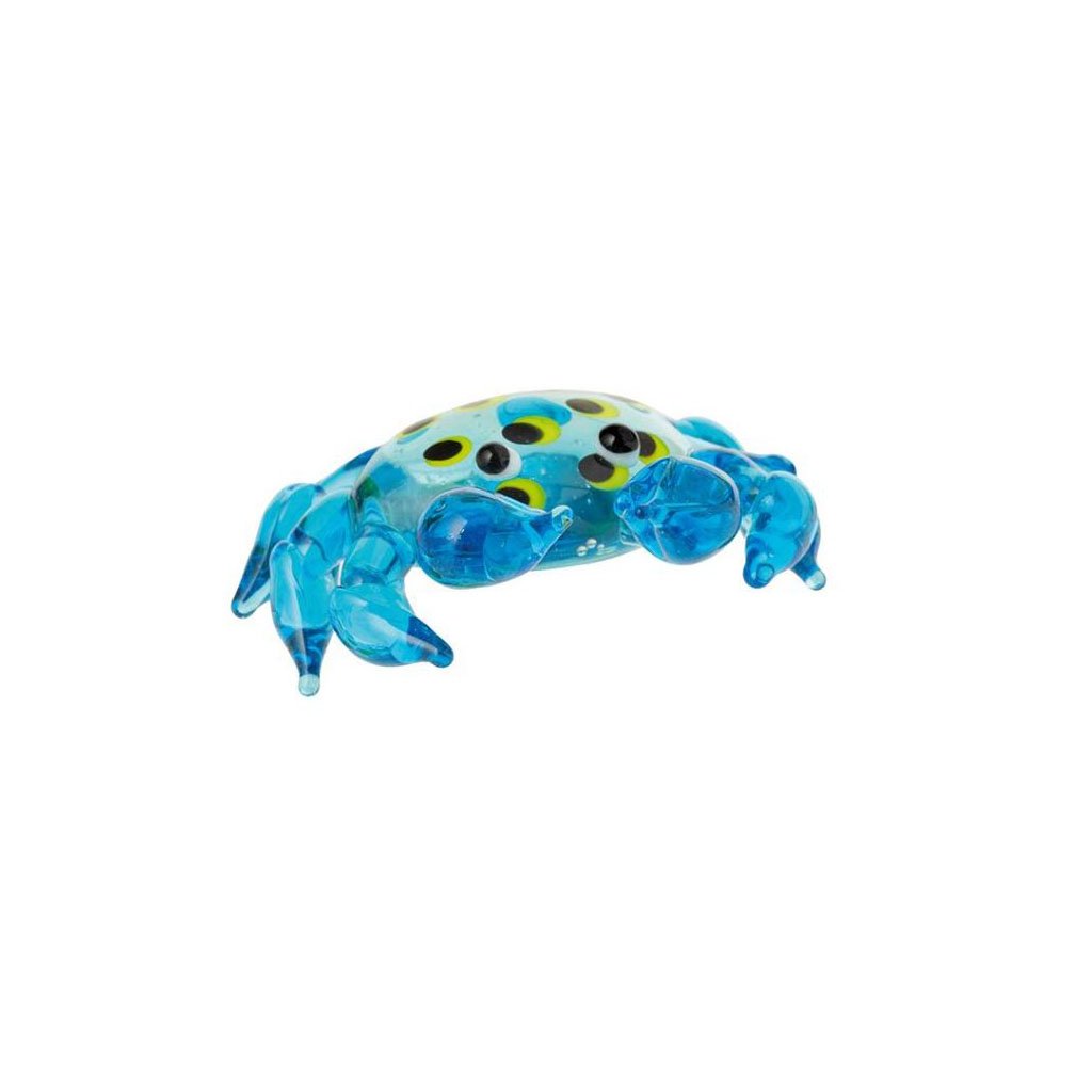 Crab Glass Ornament