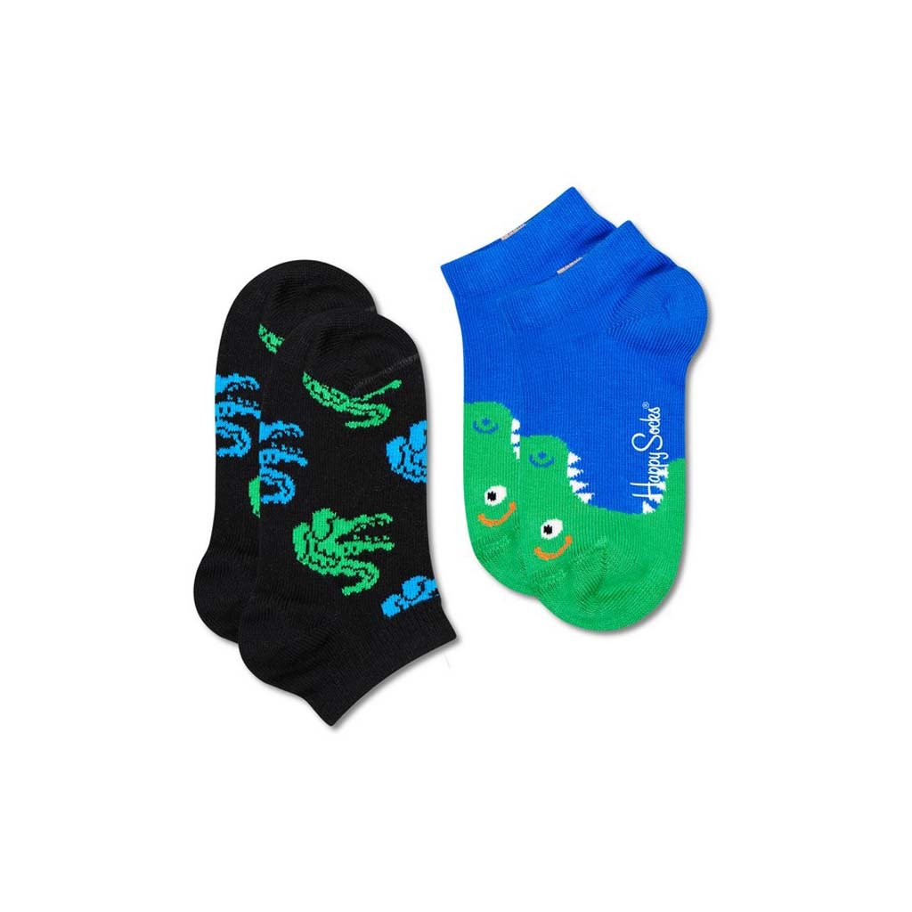 Children's Crocodile Happy Socks 2 Pack
