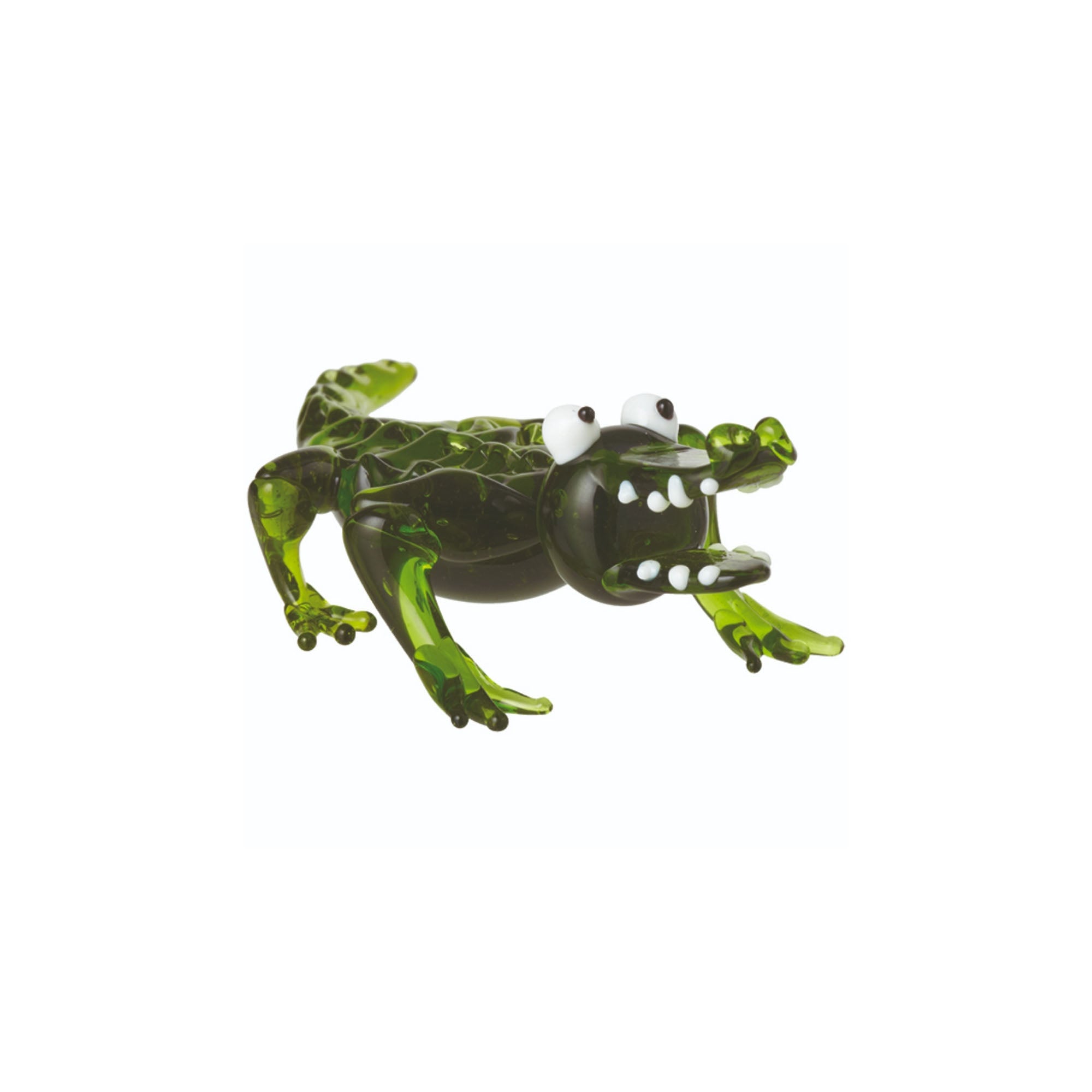 Crocodile Glass Ornament 