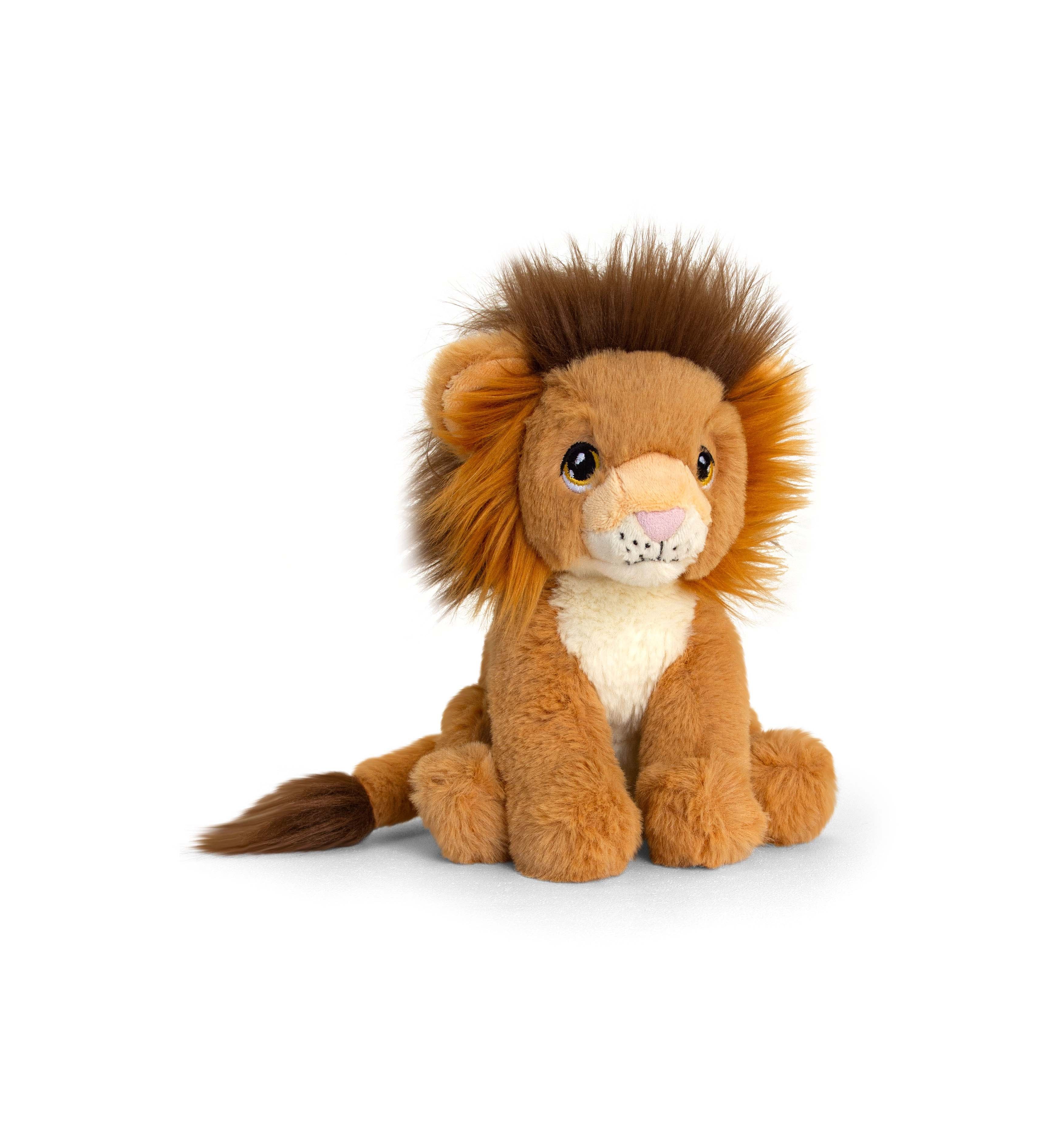 Lion Recycled Plastic Soft Toy, 18cm - eco friendly toy
