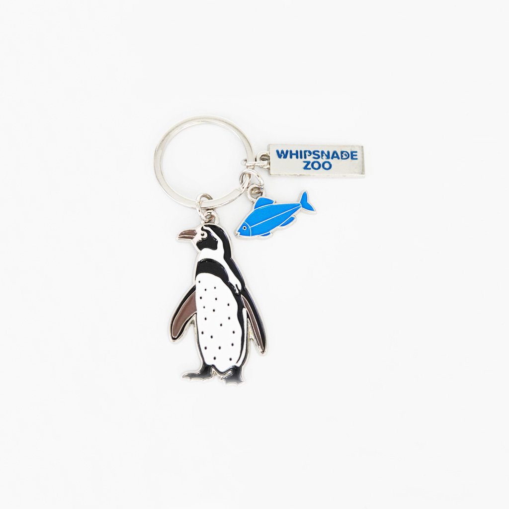 Whipsnade Zoo Penguin Charm Keyring