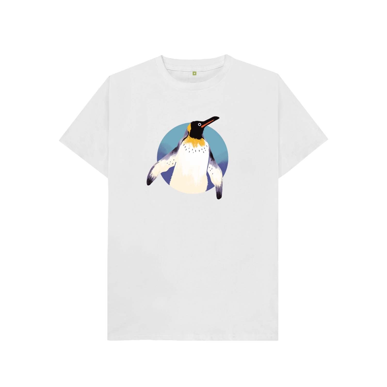 Children's White Zsl Penguin T-shirt