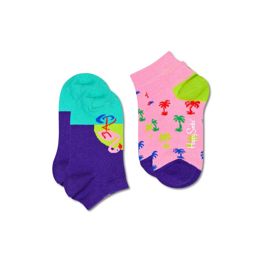 Children's Flamingo Happy Socks 2 Pack
