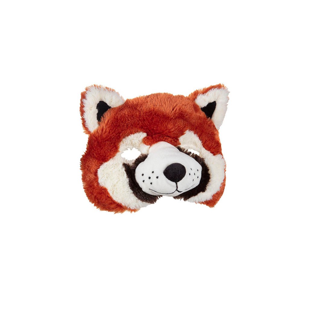 Red Panda Plush Face Mask, Fancy Dress Accessory
