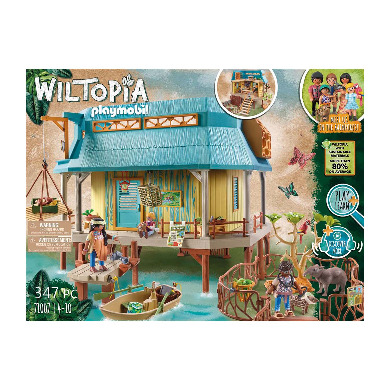 Wiltopia Animal Care Station Play Set