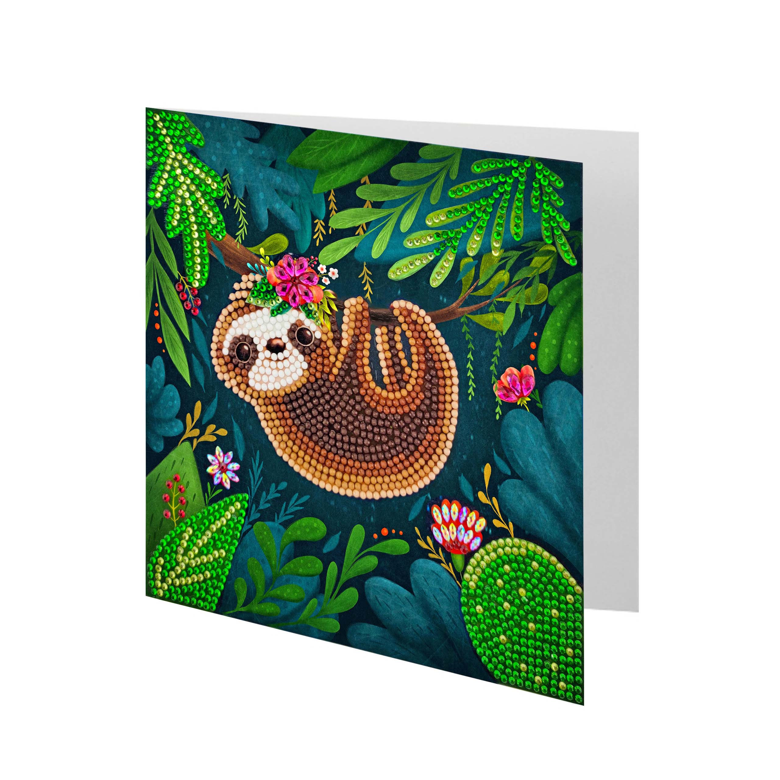 Sloth Crystal Card Kit