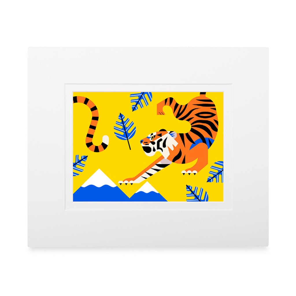 ZSL Souvenir Tiger Art Print